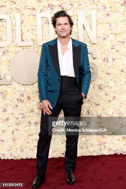 Matt Bomer attends the 81st Annual Golden Globe Awards at The Beverly Hilton on January 07, 2024 in Beverly Hills, California.