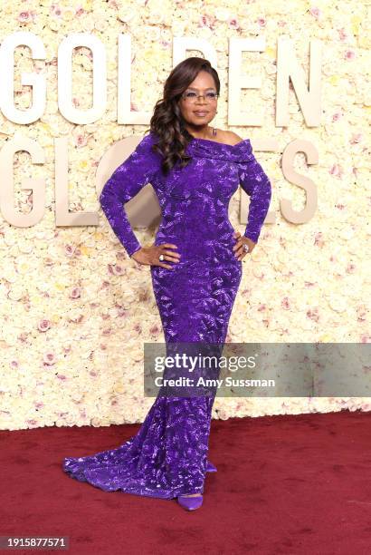 Oprah Winfrey attends the 81st Annual Golden Globe Awards at The Beverly Hilton on January 07, 2024 in Beverly Hills, California.