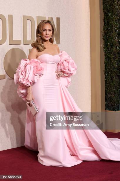 Jennifer Lopez attends the 81st Annual Golden Globe Awards at The Beverly Hilton on January 07, 2024 in Beverly Hills, California.