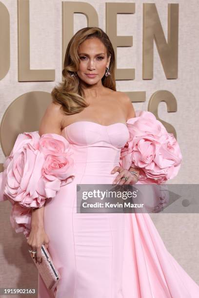 Jennifer Lopez attends the 81st Annual Golden Globe Awards at The Beverly Hilton on January 07, 2024 in Beverly Hills, California.