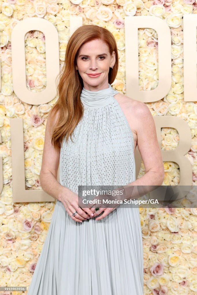 Sarah Rafferty Street Sarah Rafferty attends the 81st Annual Golden Globe Awards at The ...