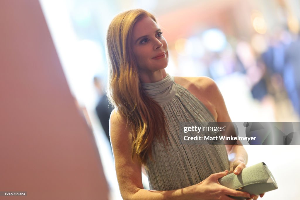 Sarah Rafferty Street Sarah Rafferty attends the 81st Annual Golden Globe Awards at The ...
