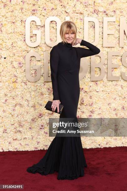 Kate Capshaw attends the 81st Annual Golden Globe Awards at The Beverly Hilton on January 07, 2024 in Beverly Hills, California.