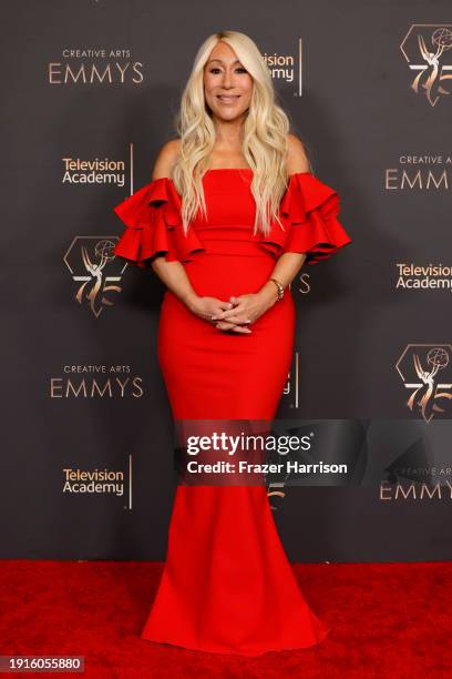 Lori Greiner attends the 2024 Creative Arts Emmys at Peacock Theater on January 07, 2024 in Los Angeles, California.