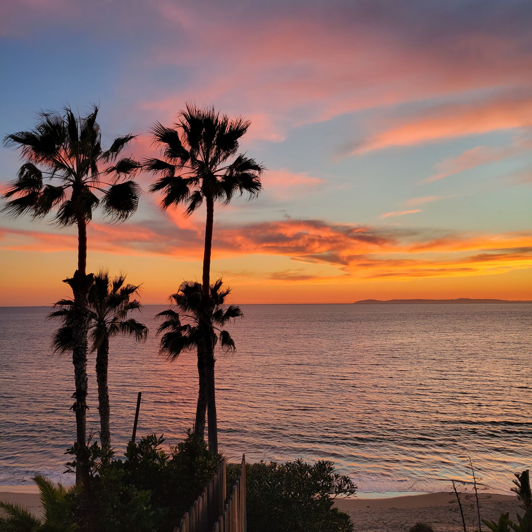 Twin palms sunset Twin palms sunset