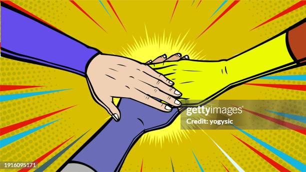 Hand Stack Gloves Photos and Premium High Res Pictures - Getty Images