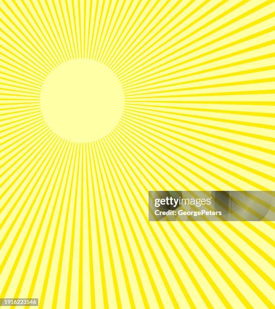 sunburst - green tech background stock illustrations