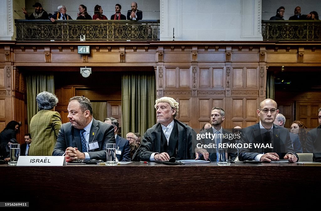 TOPSHOT-NETHERLANDS-SAFRICA-ISRAEL-PALESTINIANS-CONFLICT-CLJ