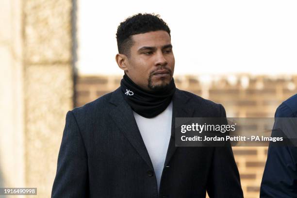 Joseph Eubank outside Brighton and Hove Magistrates' Court, East Sussex, where he is charged with two counts of rape of a woman over 16. Sussex...