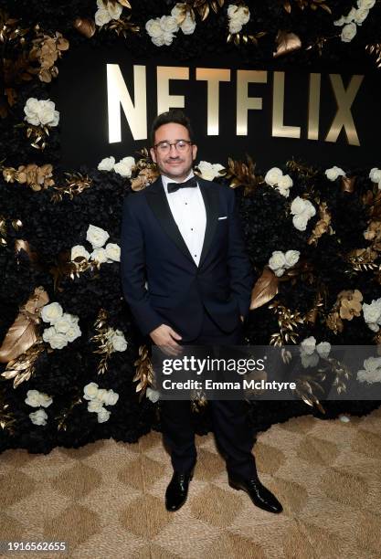 Bayona attends Netflix's 2024 Golden Globe After Party at Spago on January 07, 2024 in Beverly Hills, California.