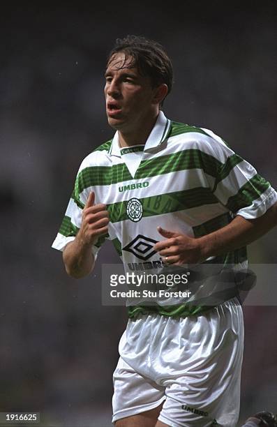 Phillip O''Donnell of Celtic in action during the UEFA Cup Preliminary round second leg match against against Tirol Innsbruck at Celtic Park in...