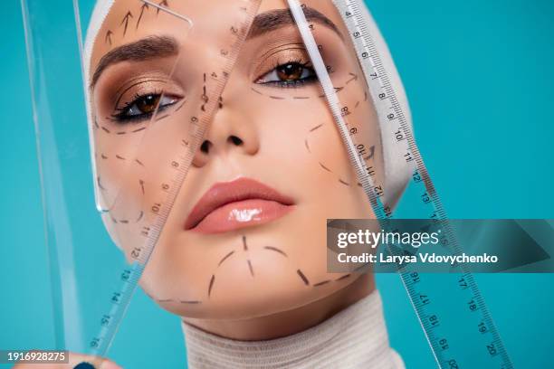 Facial Measurement Ruler Plastic Ruler Photos and Premium High Res Pictures - Getty Images
