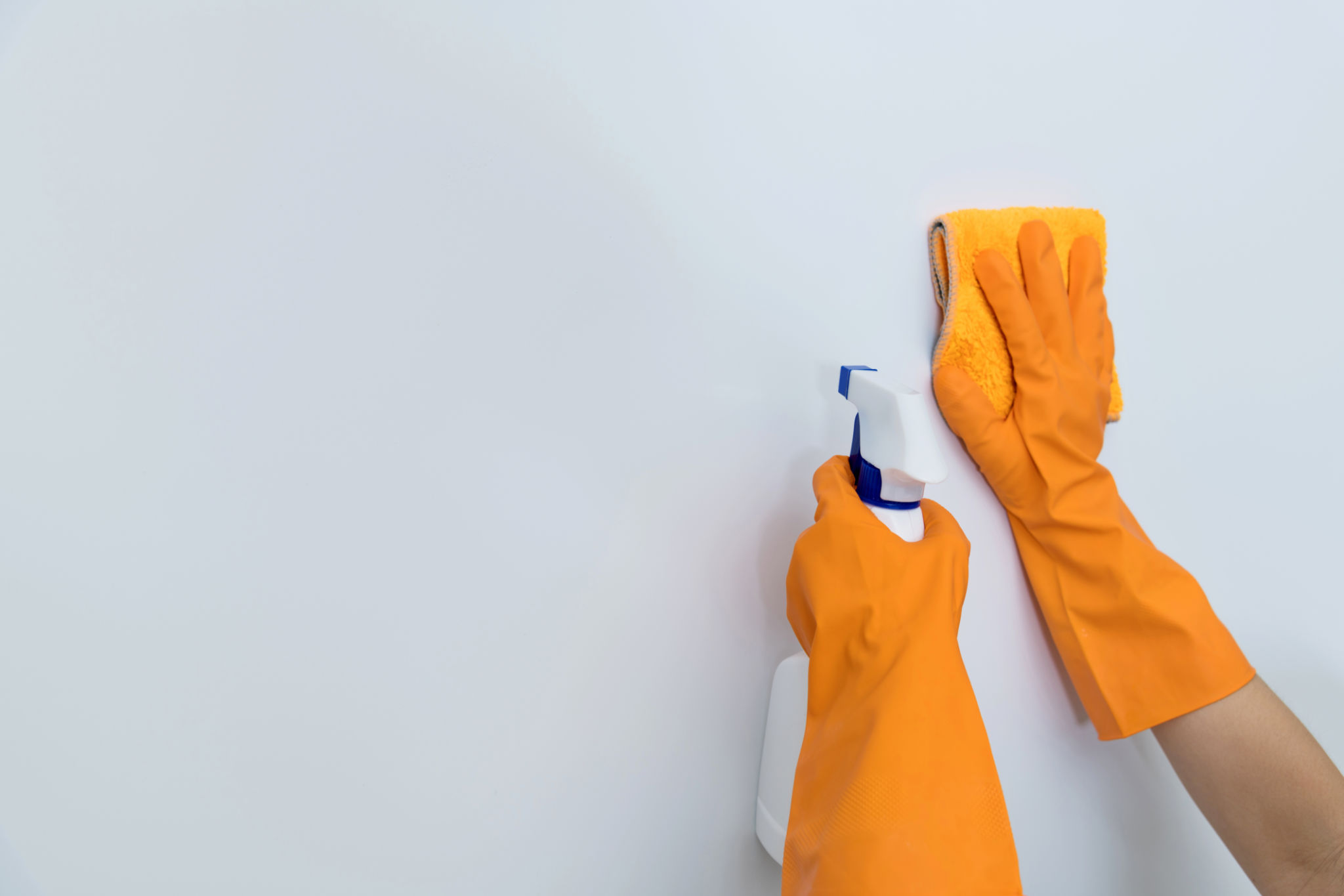 cleaning walls