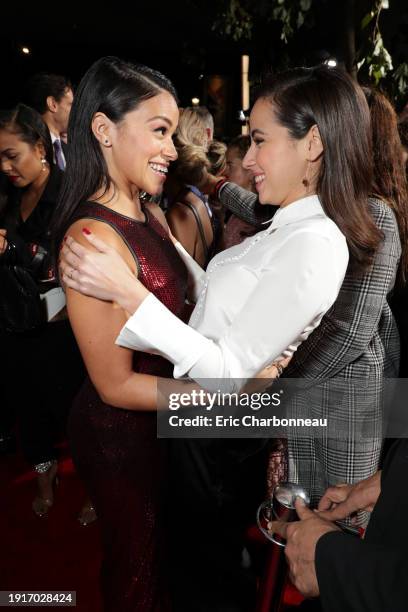 January 30, 2019- Gina Rodriguez and Cristina Rodlo seen at Columbia Pictures presents the World Premiere of MISS BALA at Regal L.A. Live