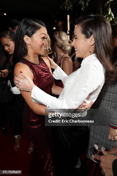 January 30, 2019- Gina Rodriguez and Cristina Rodlo seen at Columbia Pictures presents the World Premiere of MISS BALA at Regal L.A. Live