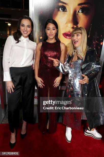 January 30, 2019- Cristina Rodlo, Gina Rodriguez and Catherine Hardwicke, Director/Executive Producer, seen at Columbia Pictures presents the World...