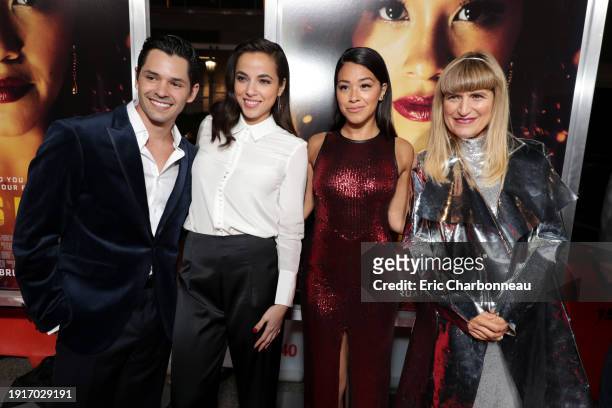 January 30, 2019- Ricardo Abarca, Cristina Rodlo, Gina Rodriguez and Catherine Hardwicke, Director/Executive Producer, seen at Columbia Pictures...