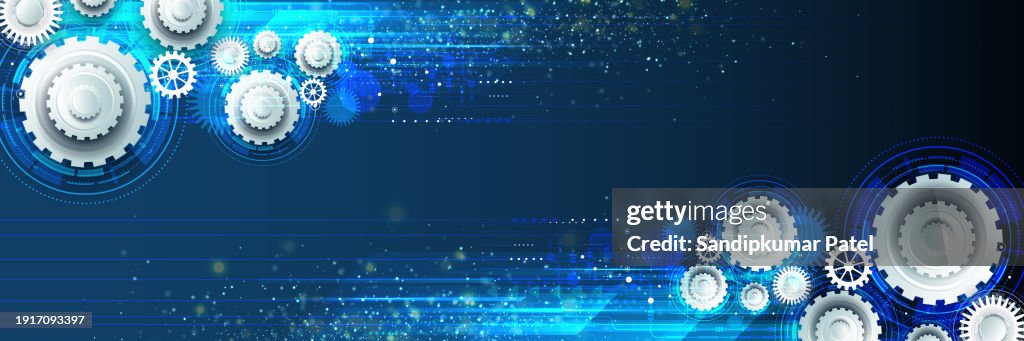 Abstract Technology Background. Communication and engineering concept.