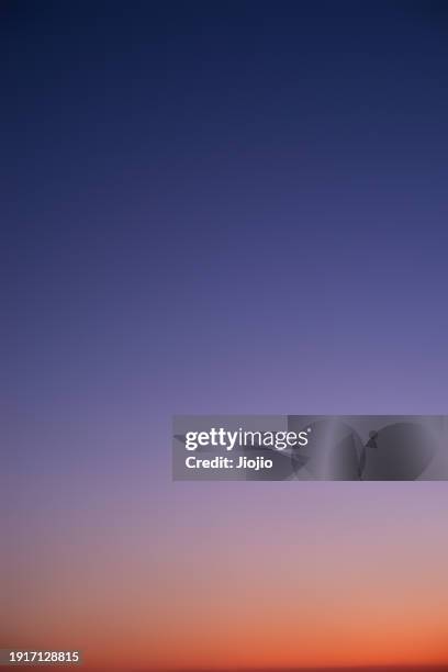 color gradation of the sky at dusk - dark sky stock pictures, royalty-free photos & images