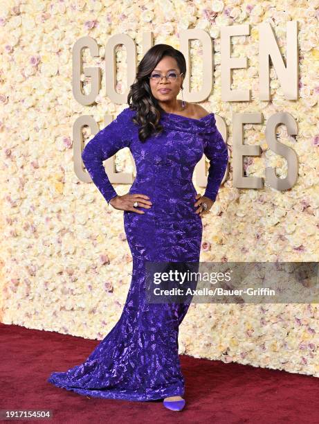 Oprah Winfrey attends the 81st Annual Golden Globe Awards at The Beverly Hilton on January 07, 2024 in Beverly Hills, California.