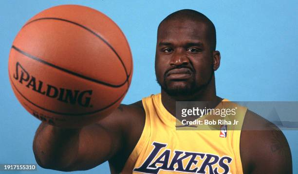 Los Angeles Lakers Shaquille O'Neal portrait, September 20, 2000 in Los Angeles, California.