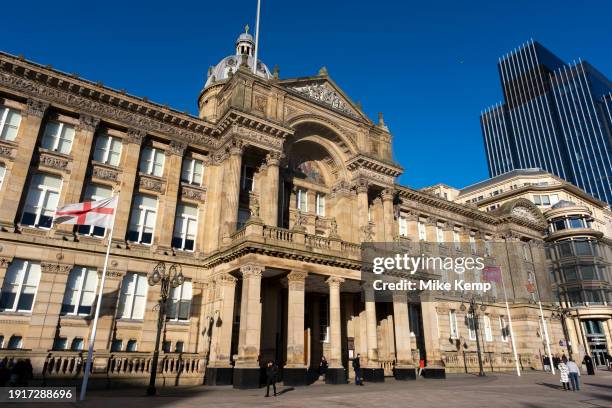 Birmingham City Council Town Hall building in Victoria Square on 9th January 2024 in Birmingham, United Kingdom. The Labour-run council has had...