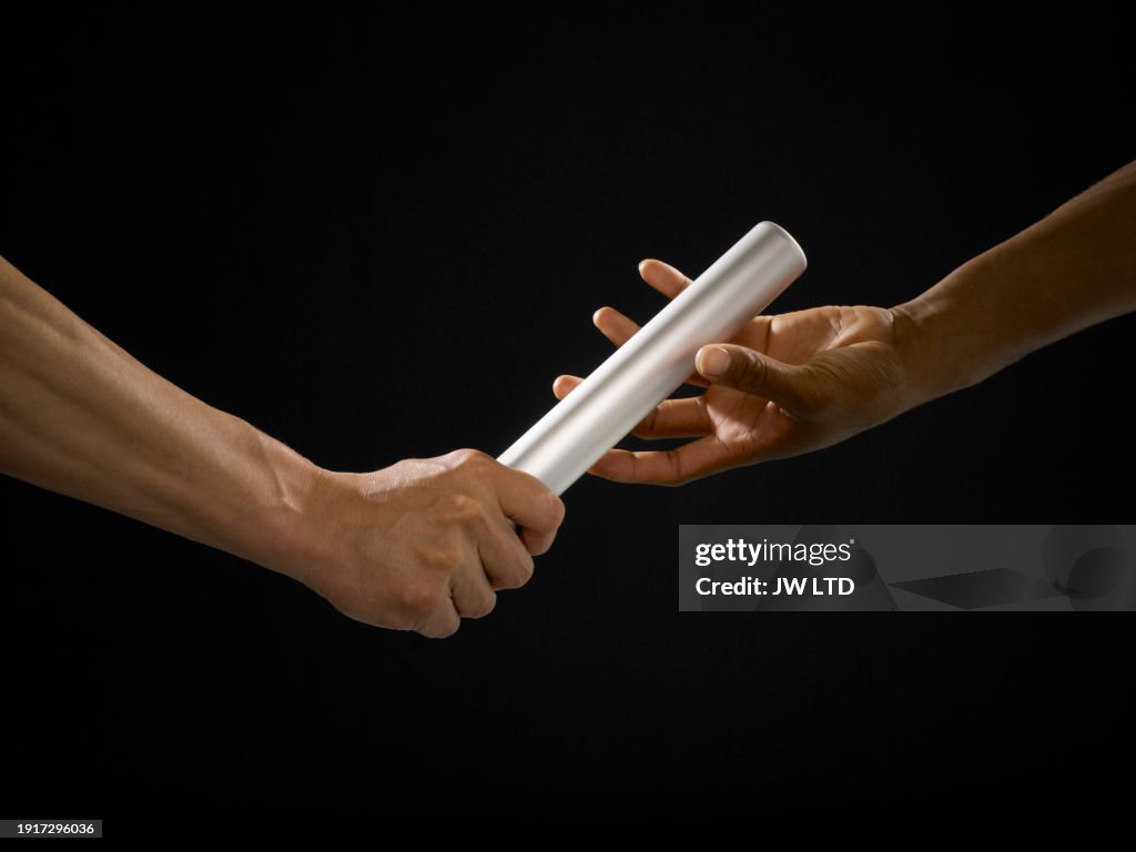 Passing the Relay Baton, studio image