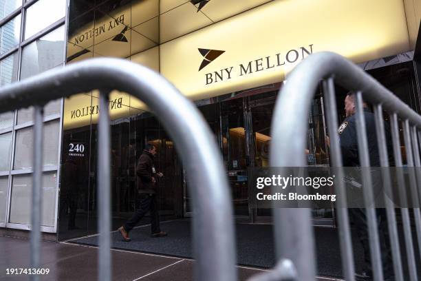 Mellon office building in New York, US, on Thursday, Dec. 28, 2023. Bank of New York Mellon Corp. Is scheduled to release earnings figures on January...