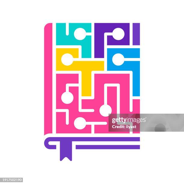connecting dots for publication - scarce resources stock illustrations