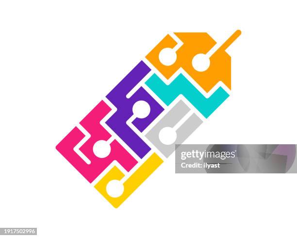 connecting dots for pricing - plexus stock illustrations