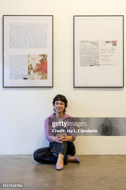 Artist Janelle Ketcher is photographed for Los Angeles Times on December 5, 2023 in Los Angeles, California. PUBLISHED IMAGE. CREDIT MUST READ: Jay...