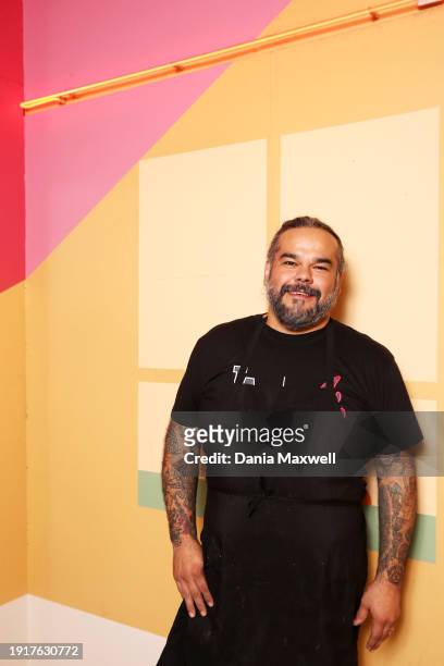 Chef Wes Avila is photographed for Los Angeles Times on January 2, 2021 in Los Angeles, California. PUBLISHED IMAGE. CREDIT MUST READ: Dania...