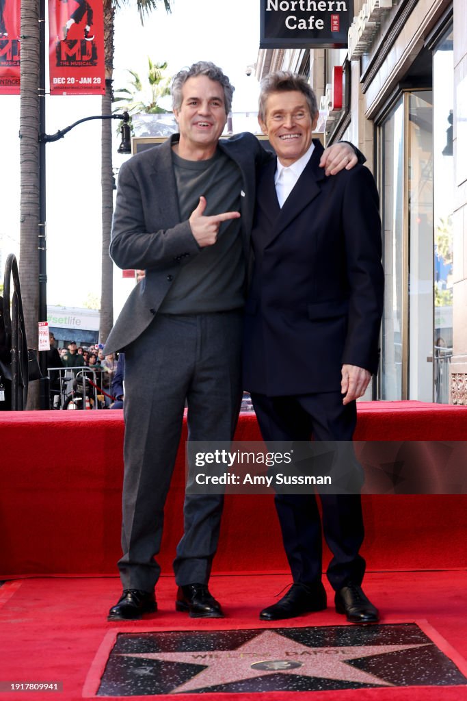 Willem Dafoe Honored With Star On Hollywood Walk Of Fame