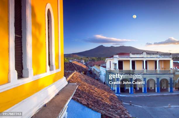 nicaragua, granada, independence plaza - mediterranean climate stock pictures, royalty-free photos & images