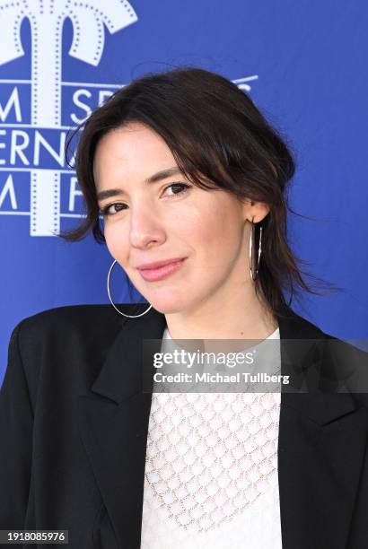 Filmmaker Lila Aviles attends the Best International Feature Film Panel at the 35th annual Palm Springs International Film Festival at Annenberg...