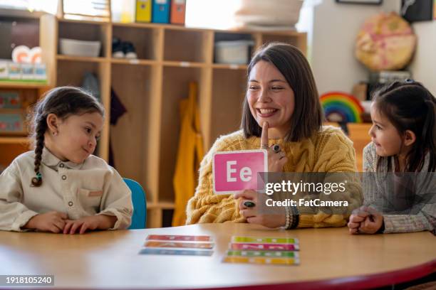 learning phonics is fun - preschool phonics stock pictures, royalty-free photos & images