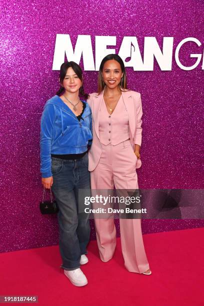 Ava Klass and Myleene Klass attend the UK Gala Screening of "Mean Girls" at The Ham Yard Hotel on January 11, 2024 in London, England.
