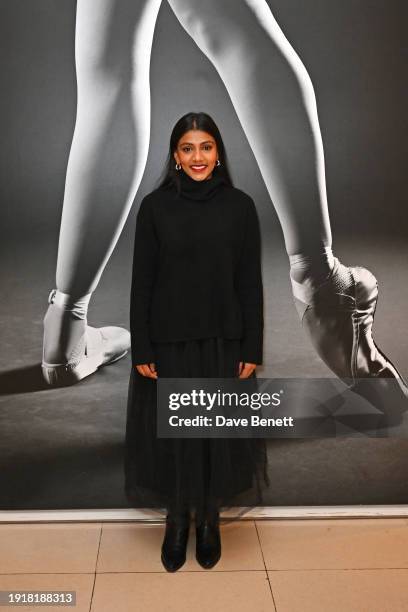 Charithra Chandran attends the press night pre-show drinks reception for the English National Ballet's production of "Giselle" at St Martins Lane...