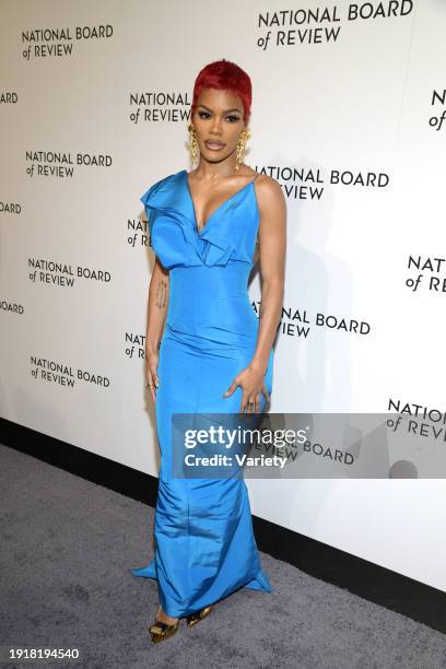 Teyana Taylor at The National Board of Review Awards Gala held at Cipriani 42nd St on January 11, 2024 in New York, New York.