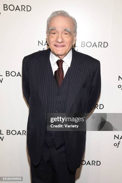 Martin Scorsese at The National Board of Review Awards Gala held at Cipriani 42nd St on January 11, 2024 in New York, New York.