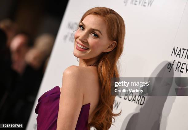 Jessica Chastain at The National Board of Review Awards Gala held at Cipriani 42nd St on January 11, 2024 in New York, New York.