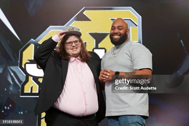 Jolo of the Gen G Tigers Gaming Team looks on during the 2024 NBA 2K League Draft on January 11, 2024 at Full Sail University in Orlando, Florida....