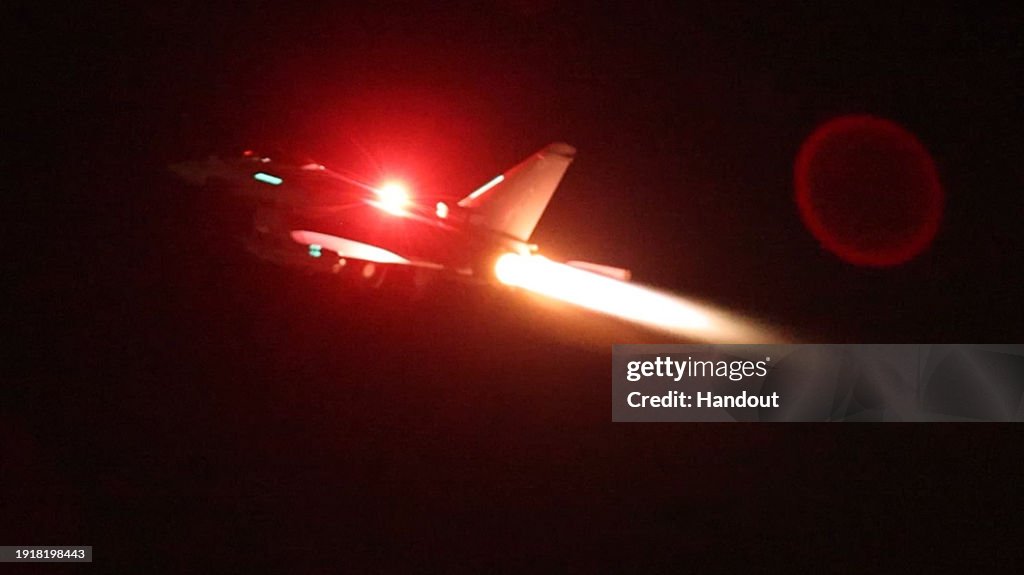 UK And US Launch Strikes On Yemen's Houthis