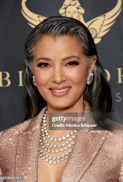 Kelly Hu attends the 2024 Astra TV Awards at Millennium Biltmore Hotel Los Angeles on January 08, 2024 in Los Angeles, California.