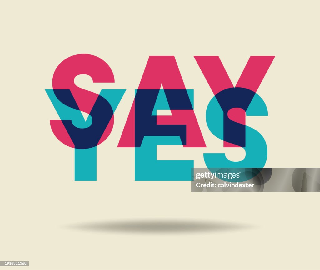 Postive Text Message Positive Text Message Design High-Res Vector Graphic - Getty Images