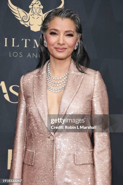 Kelly Hu attends the 2024 Astra TV Awards at Millennium Biltmore Hotel Los Angeles on January 08, 2024 in Los Angeles, California.