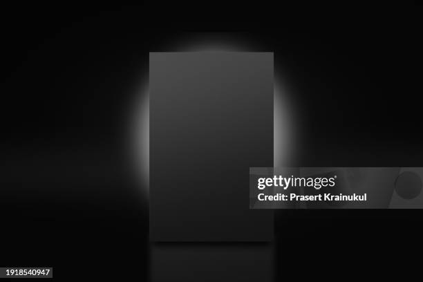 black box isolated on black - halloween poster stock pictures, royalty-free photos & images