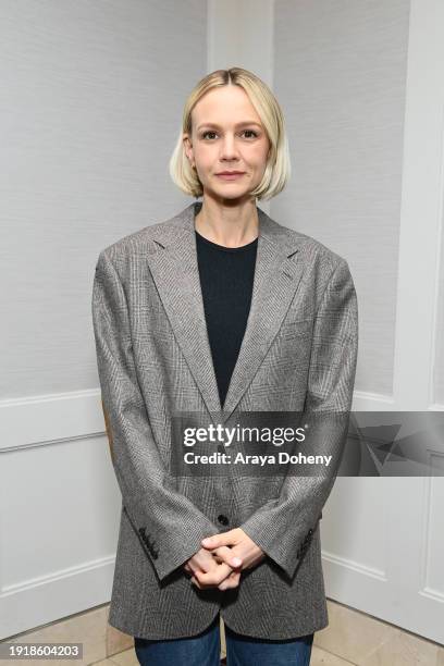 Carey Mulligan attends the SAG-AFTRA Foundation Conversations Presents "Maestro" with Carey Mulligan at The London West Hollywood at Beverly Hills on...