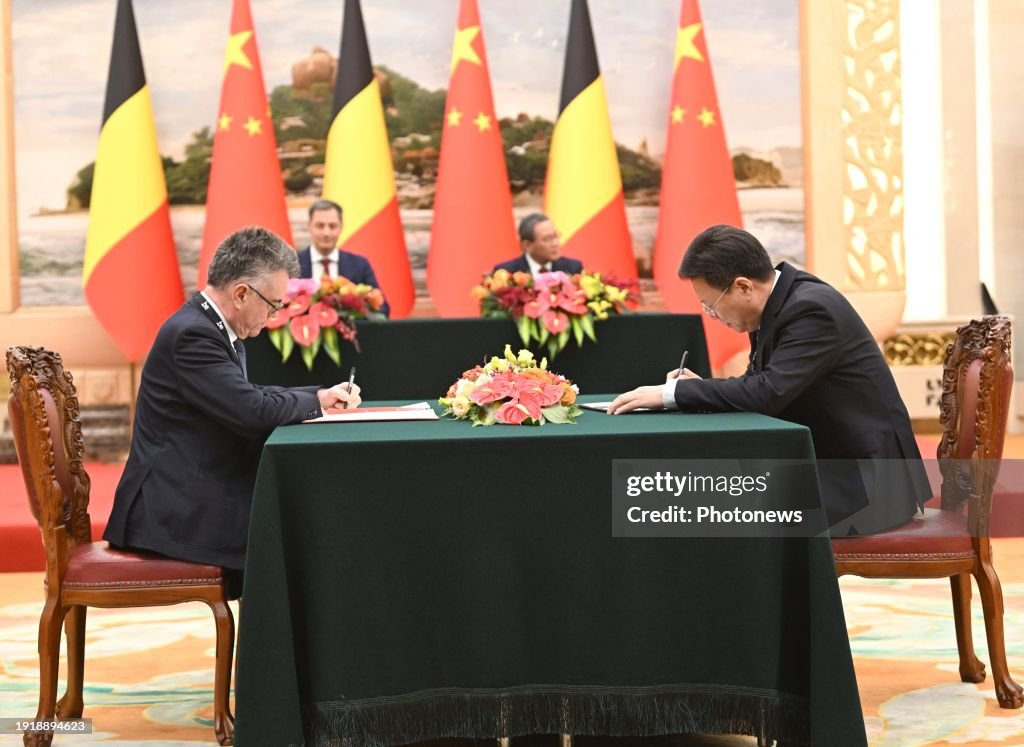 Visit by Prime Minister Alexander De Croo to China (Day 2)