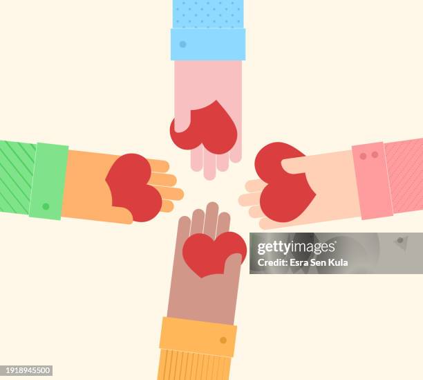 Hand And Racan 45 Many Hands Forming A Heart Stock Photos, High-Res Pictures, and ...
